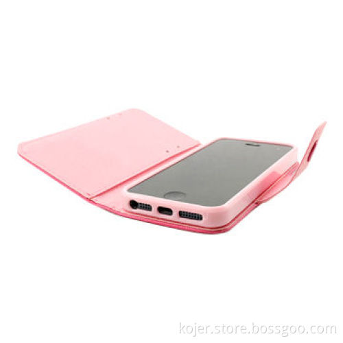 Flip Mobile Phone Cases for iPhone 5, Made of PU and TPU Materials